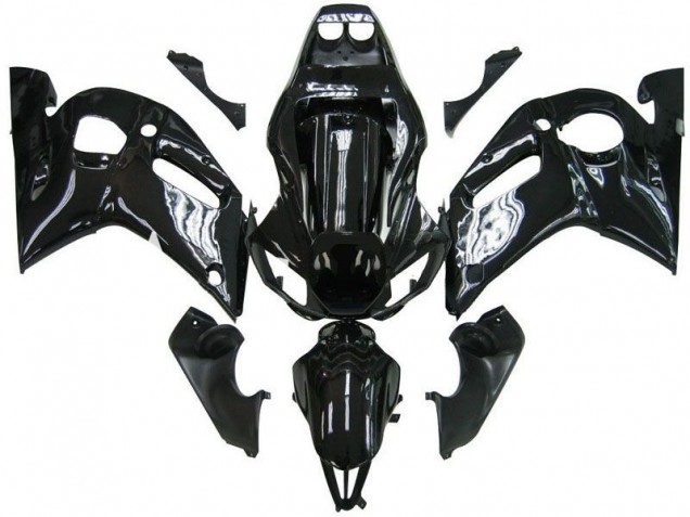 Noir Brillant Carénage Moto Yamaha YZF 600 R6 1998-2002