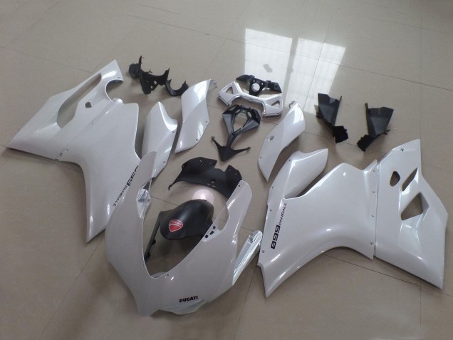 Blanc Carénage Moto Ducati Panigale 899 2011-2014