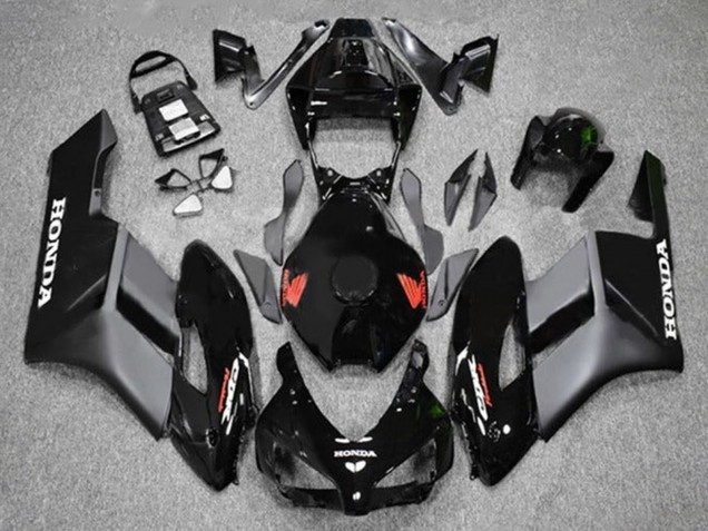 Noir Brillant Noir Mat Rouge Carénage Moto Honda CBR1000RR 2004-2005