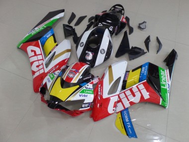 Blanc Rouge Noir Jaune Vert Givi Carénage Moto Honda CBR1000RR 2004-2005 Pas Chère