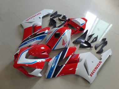 Blanc Rouge Bleu Noir HRC Carénage Moto Honda CBR1000RR 2004-2005 Pas Chère