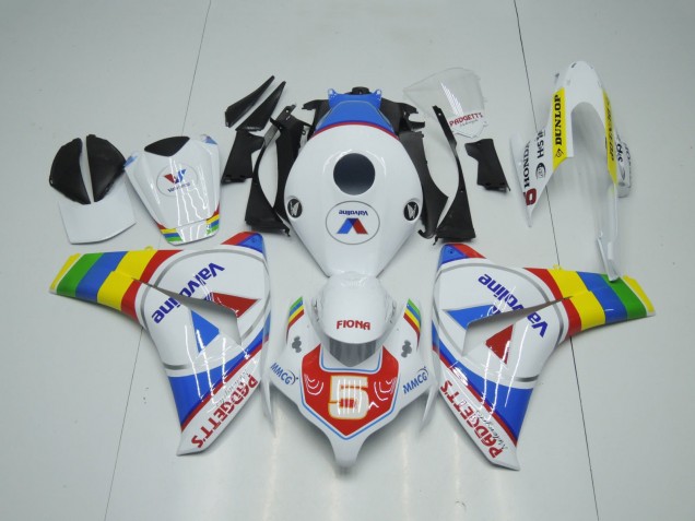 Blanc Bleu Rouge ValvoDoubler Roue Chromatique Carénage Moto Honda CBR1000RR 2008-2011