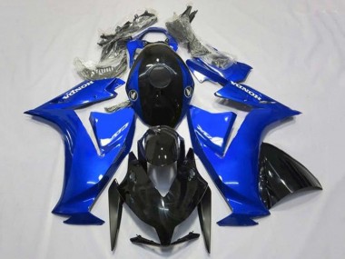 Bleu Noir Brillant Kits Carénages Moto ABS Honda CBR1000RR 2012-2016 Pas Chère