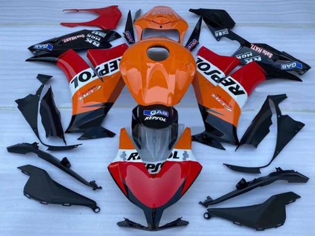 Orange Blanc Rouge Noir Brillant Repsol Carénages Moto Honda CBR1000RR 2012-2016