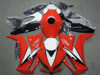 Blanc Rouge Noir Brillant Bande Carénage Moto Honda CBR1000RR 2012-2016 Pas Chère