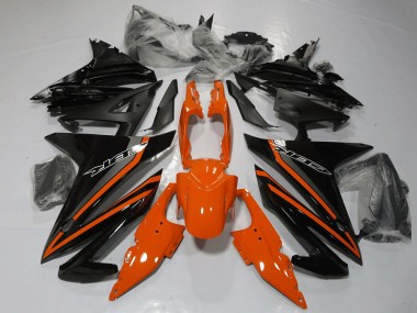 Orange Gris Noir Brillant Carénages Moto Honda CBR500R 2016-2018 Pas Chère