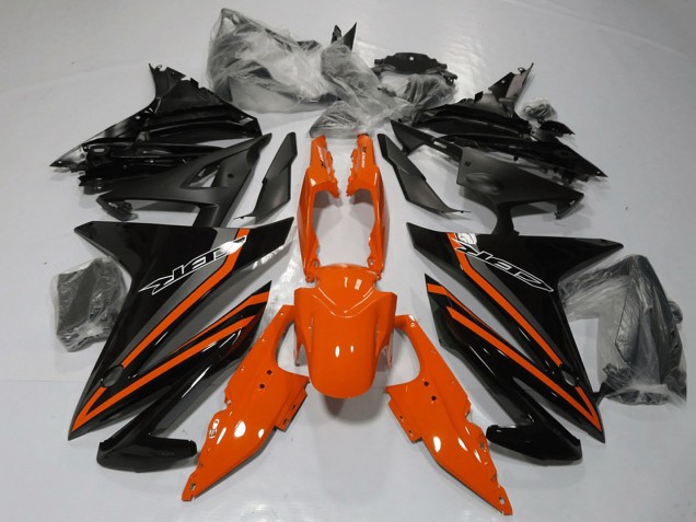 Orange Gris Noir Brillant Carénages Moto Honda CBR500R 2016-2018