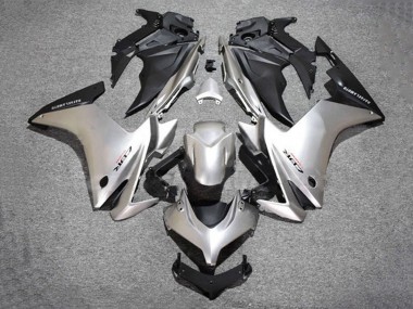 Argent Noir Mat Carénage Moto Honda CBR500R 2013-2015 Pas Chère
