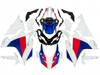 Blanc Rouge Bleu Carénage Moto Honda CBR500R 2019-2021 Pas Chère