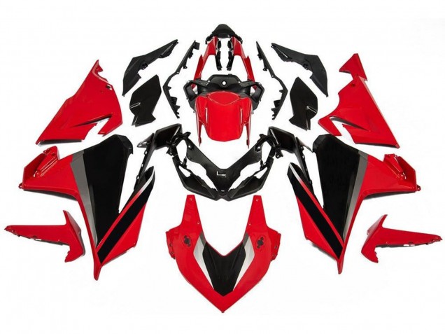 Rouge Gris Noir Carénage Moto Honda CBR500R 2019-2021