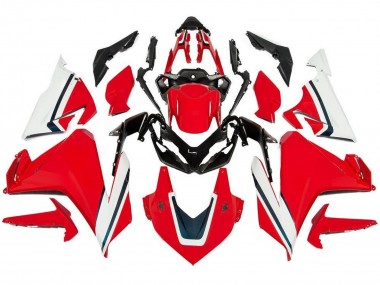 Rouge Blanc Noir Bande Carénage Moto Honda CBR500R 2019-2021 Pas Chère