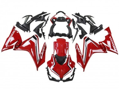 Rouge Blanc Noir Carénage Moto Honda CBR500R 2019-2021 Pas Chère