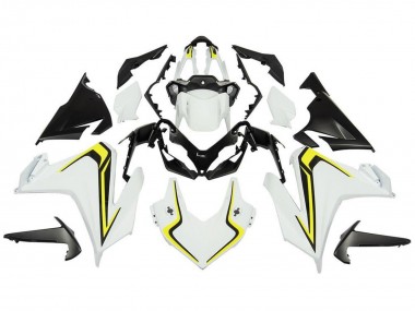 Blanc Jaune Noir Carénage Moto Honda CBR500R 2019-2021 Pas Chère