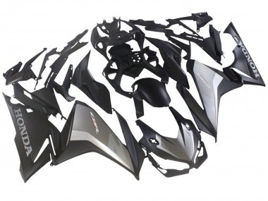 Argent Noir Mat Carénage Moto Honda CBR500R 2019-2021 Pas Chère