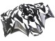 Argent Noir Mat Carénage Moto Honda CBR500R 2019-2021