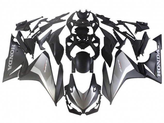 Argent Gris Noir Mat Carénage Moto ABS Honda CBR500R 2022-2023
