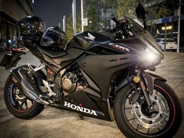 Noir Mat Blanc Rouge Carénage Moto Honda CBR500R 2022-2023 Pas Chère