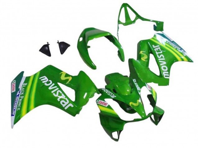 Vert MoviStar Castrol Carénage Moto Honda VFR 800 2002-2013
