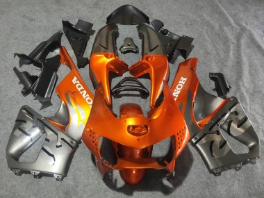 Argent Orange Chrome Carénage Moto Honda CBR900RR 919 1998-1999 Pas Chère
