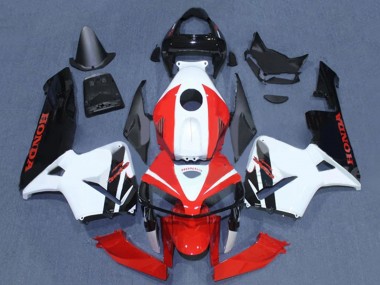 Noir Blanc Rouge Carénage Moto Honda CBR600RR 2005-2006 Pas Chère