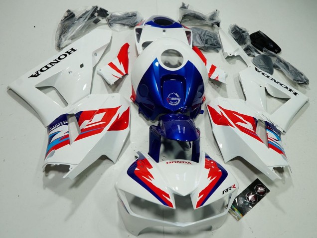 Blanc Rouge Bleu Fireblade Carénage Moto Honda CBR600RR 2013-2023