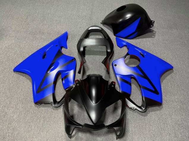 Bleu Noir Mat Carénage Moto Honda CBR600 F4i 2001-2003