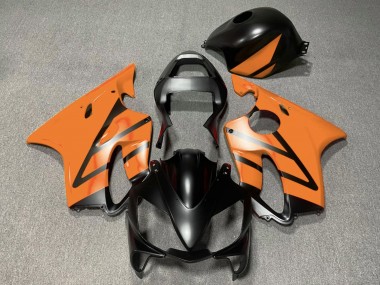 Orange Noir Mat Carénage Moto Honda CBR600 F4i 2001-2003 Pas Chère