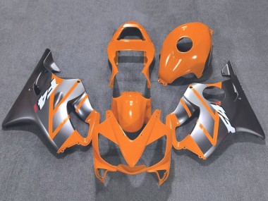Argent Orange Carénage Moto Honda CBR600 F4i 2001-2003 Pas Chère