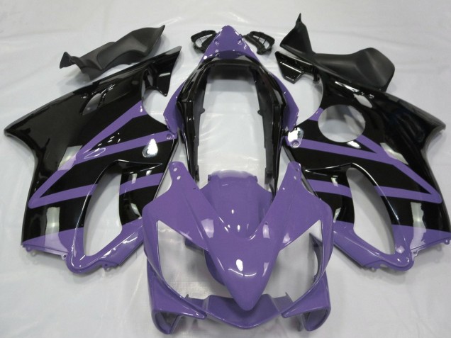 Violet Clair Noir Brillant Carénage Moto Honda CBR600 F4i 2004-2007