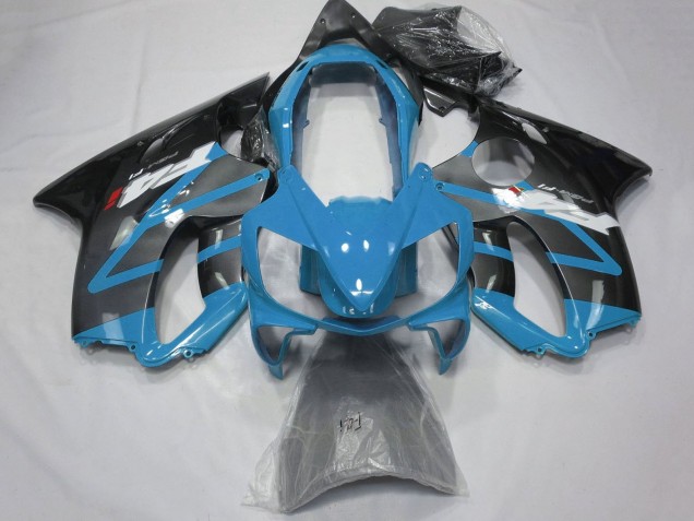 Bleu Clair Gris Noir Brillant Carénage Moto Honda CBR600 F4i 2004-2007
