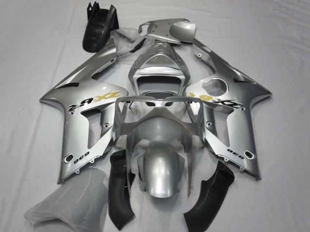 Argent Carénages Moto Kawasaki ZX6R 2003-2004
