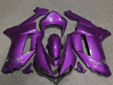Violet Carénage Moto Kawasaki ZX6R 2007-2008 Pas Chère