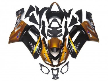 Or Noir Elf Carénage Moto Kawasaki ZX6R 2007-2008 Pas Chère