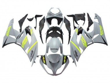 Gris Jaune Noir Carénage Moto Kawasaki ZX6R 2009-2012 Pas Chère