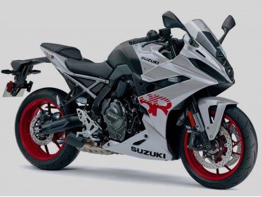Argent Noir Rouge Carénage Moto Suzuki GSX8R 2024-2025 Pas Chère