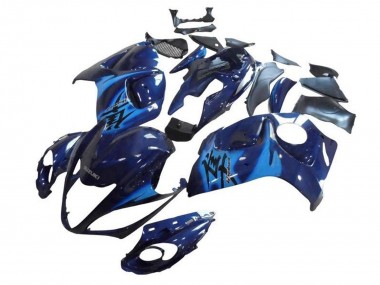 Carénages Moto Suzuki GSXR 1300 Hayabusa 2008-2020 - Bleu Foncé Bleu Clair Pas Chère