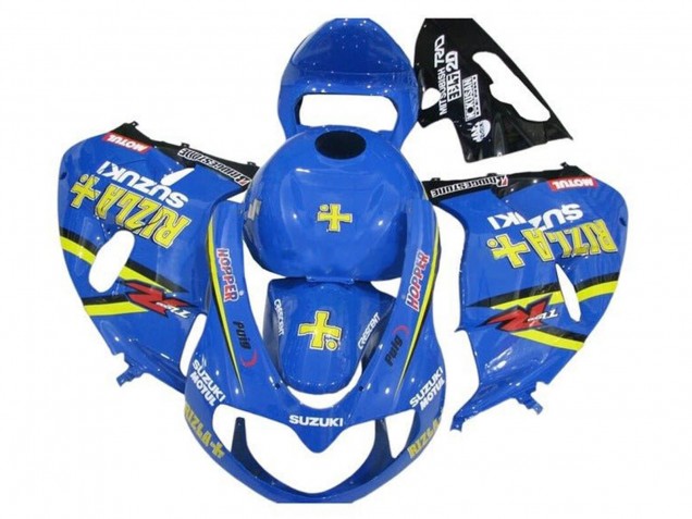 Bleu Jaune Noir Rizla Hopper Motul Carénage Moto Suzuki TL1000R 1998-2003