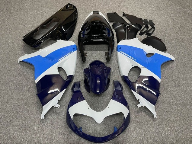 Blanc Bleu Noir Bleu Foncé Carénage Moto Suzuki TL1000R 1998-2003
