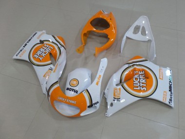 Blanc Orange Lucky Strike Motul Carénage Moto Suzuki RGV250 VJ22 1991-1996 Pas Chère