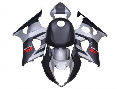 Argent Gris Noir Rouge Carénage Moto Suzuki GSXR 1000 2003-2004 Pas Chère