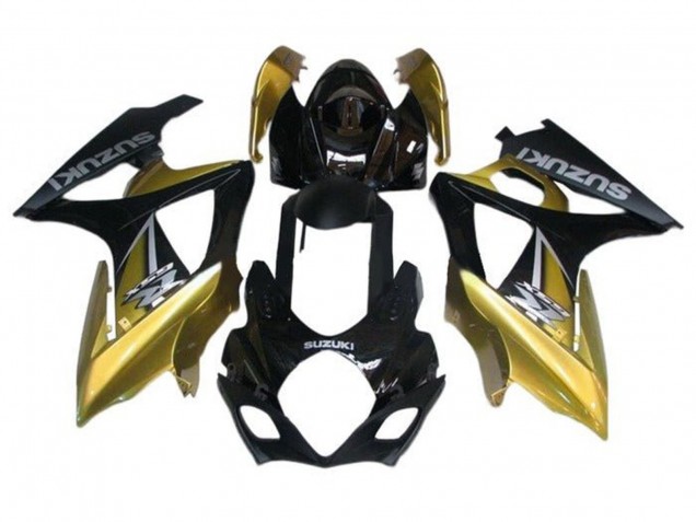 Noir Or Argent Carénage Moto Suzuki GSXR 1000 2005-2006