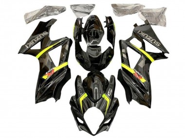 Noir Jaune Gris Carénage Moto Suzuki GSXR 1000 2005-2006 Pas Chère