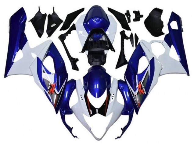 Blanc Bleu Rouge Carénage Moto Suzuki GSXR 1000 2005-2006
