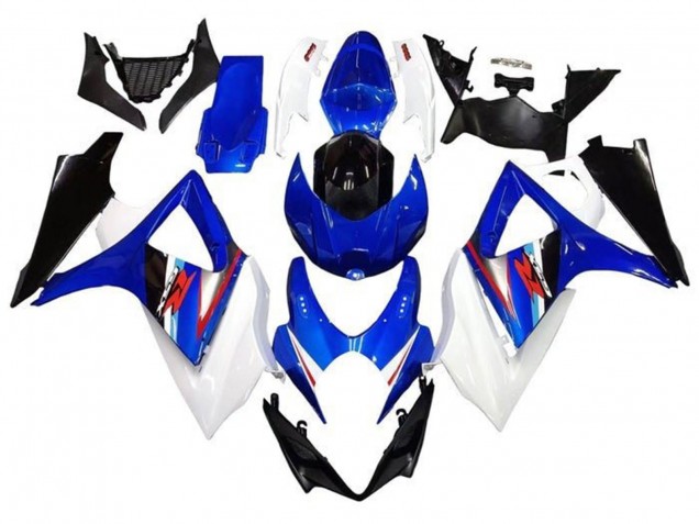 Blanc Bleu Noir Rouge Carénage Moto Suzuki GSXR 1000 2005-2006