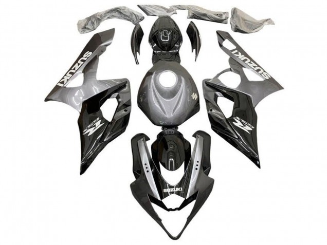 Argent Noir Carénage Moto Suzuki GSXR 1000 2005-2006