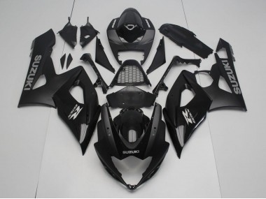 Noir Brillant Noir Mat Carénages Moto Suzuki GSXR 1000 2005-2006 Pas Chère