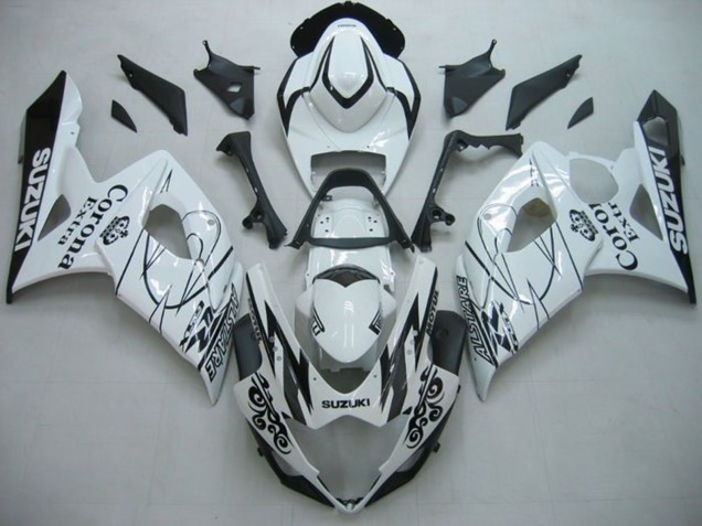 Blanc Noir Alstare Corona Carénage Moto Suzuki GSXR 1000 2005-2006