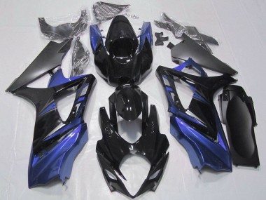 Noir Brillant Noir Mat Kit Carénage Moto Suzuki GSXR 1000 2007-2008 Pas Chère