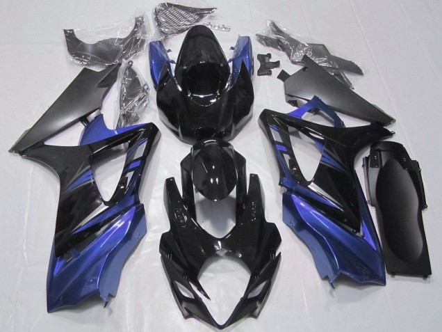 Noir Brillant Noir Mat Kit Carénage Moto Suzuki GSXR 1000 2007-2008