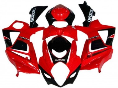 Rouge Noir Blanc Décalque Carénage Moto Suzuki GSXR 1000 2007-2008 Pas Chère